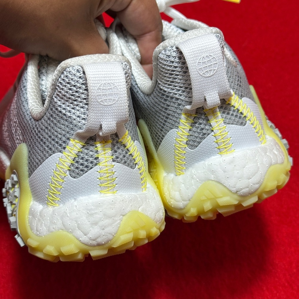 Adidas Codechaos 22 Shoes Men's 7.5 Gray Yellow Spikeless Boost GX2612 Golf - Picture 5 of 7